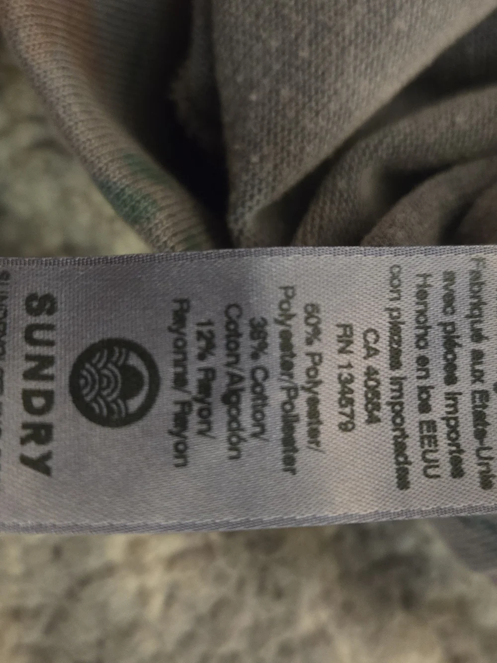 Sundry/Anthropology Lavender Floral Hooded Sweater Size 3